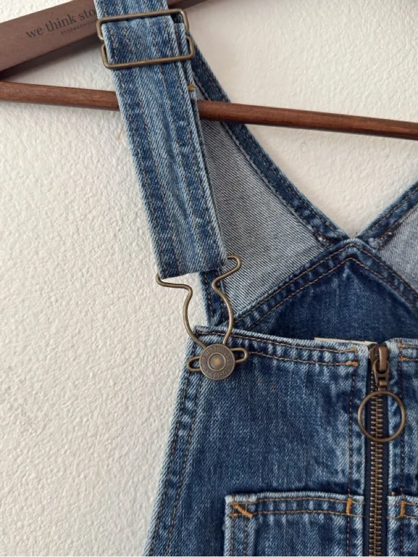 Levi’s Orange Tab Front Zip Overalls 28 - Image 11