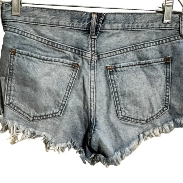We The Free Denim Button Fly Shorts‎ - Image 3