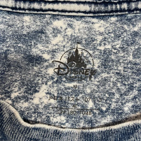 Disney Acid Wash Mickey Mouse Short Sleeve T-shirt‎ Women Size XL - Image 7