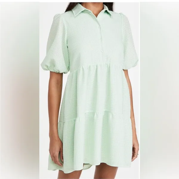 Amanda Uprichard Pierre‎ Dress in Hypermint - Image 2