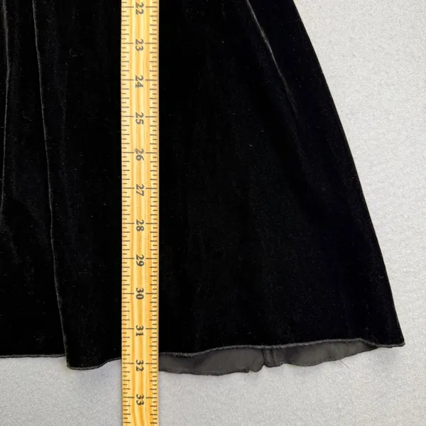 The Kooples Black Velvet Ruched Mini Dress FROB18041K‎ Size 1 NEW - Image 6