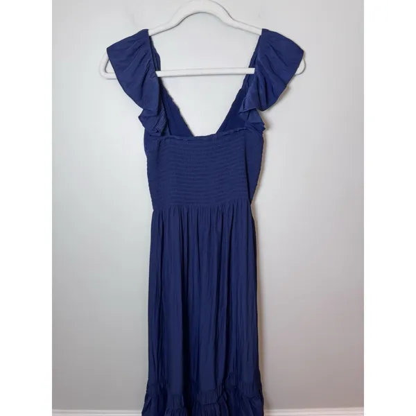 Ramy Brook Nelly Dress Midi MSRP $495 Size XXS Navy Blue Flowy Cocktail NWT - Image 16