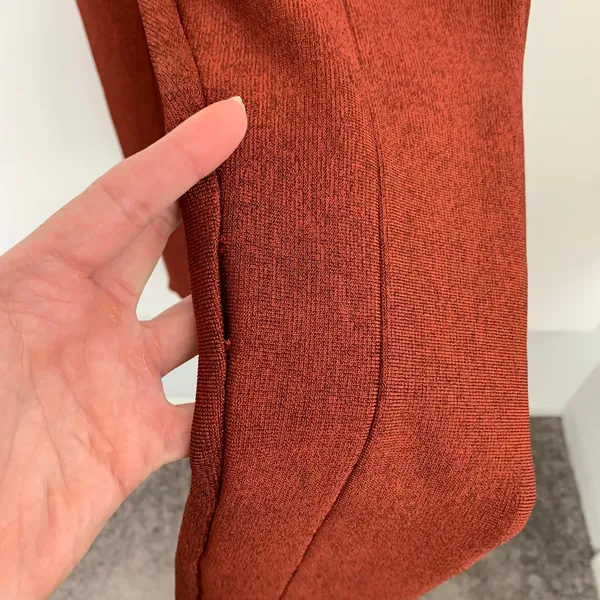 House of CB Cypresa Rust Lurex Collar Strap Jumpsuit Women’s Size XS - Image 10