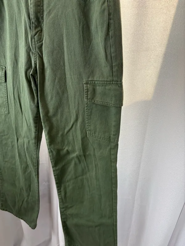 Altard state green cargo wide leg cotton Pants‎ Size Medium EUC - Image 2