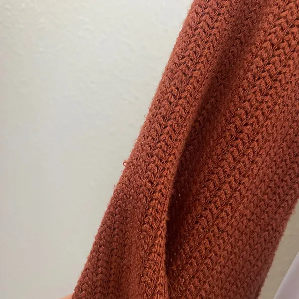 Earthbound Orange Bolero Cardigan Small Fairycore Fairy Grunge Knit Autumn Fall - Image 6