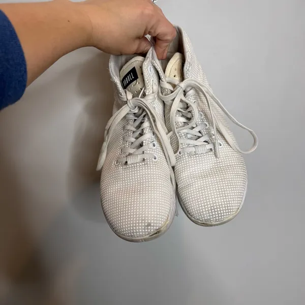 NoBull White Women’s High Top Sneakers Size 8 - Image 2