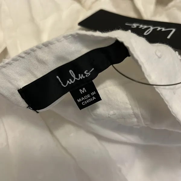 Lulus Chasing Summer White Swiss Dot Tie Back Maxi Dress - Image 10