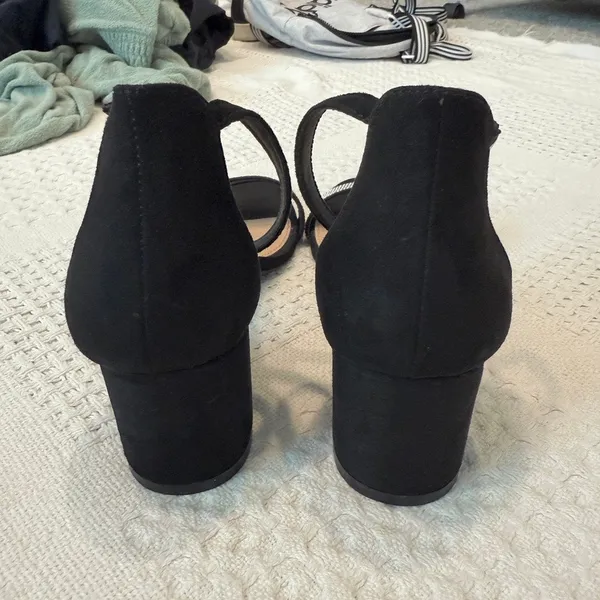 Madden NYC 9.5 Illie City embellished ankle strap block heel sandal 2970 - Image 3