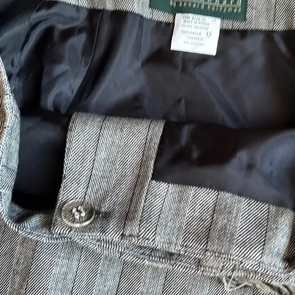 Harve'‎ Bernard Wool Wrap Maxi Skirt with Fringe Size 12 - Image 8