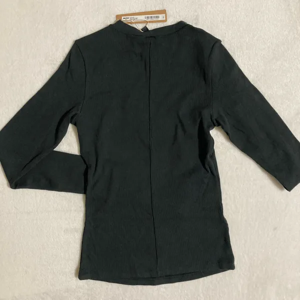 SKIMS Cotton Rib Long Sleeve T-Shirt XS - Image 3