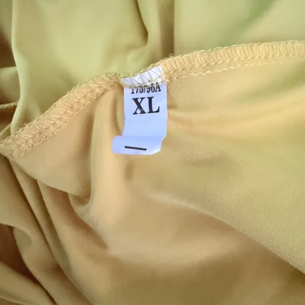 Resortwear Maxi Dress Women XL Yellow Beach Flowy Slip Straps Pockets Stretch - Image 7