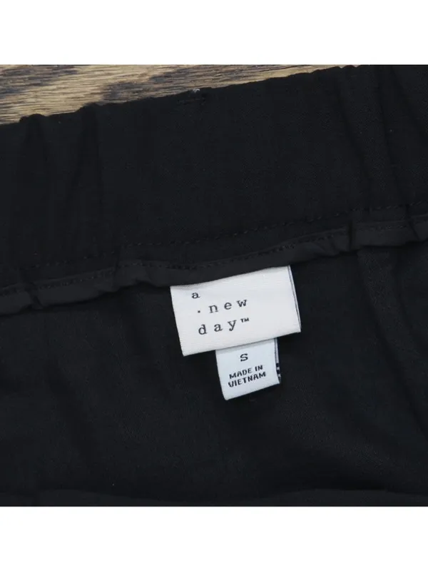 NWT A New Day Womens Tailored Mini A-Line Skirt 94457767 Black S - Image 4