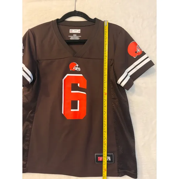 Cleveland Browns Baker Mayfield Jersey Womens Medium Brown Fanatics NFL Team‎ #6 - Image 7