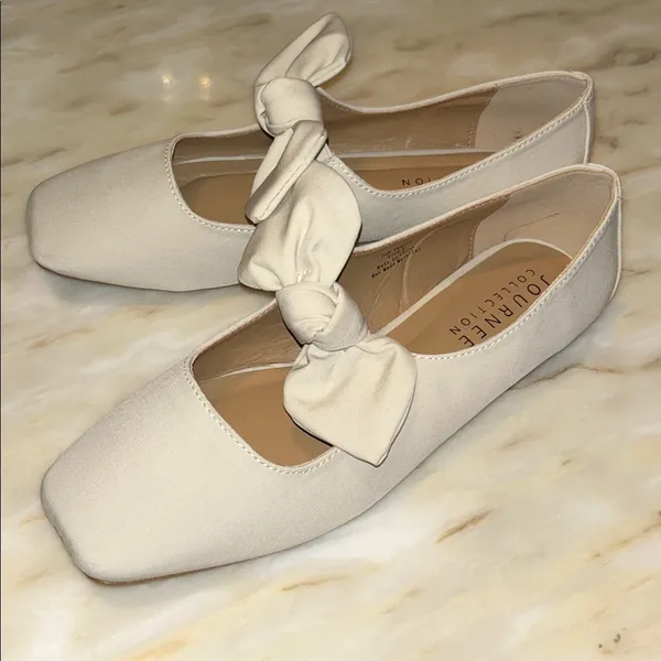 Journee Collection‎ Seralinn Tru Comfort Foam Mary Jane Bow Ballet Flats Size 9 - Image 9