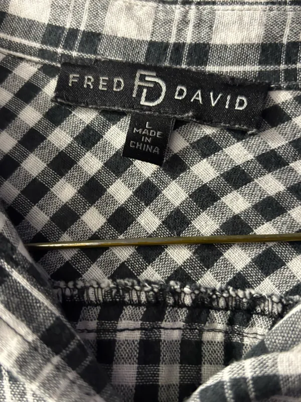 Fred David Large checker shirt - Image 4