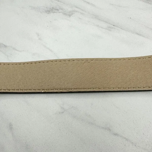 Studded Black Faux Leather Grommet Belt Womens Size Large (L) ✨ - Image 10