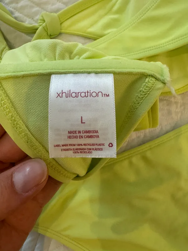 Target Lime/Yellow Bikini Set - Image 3
