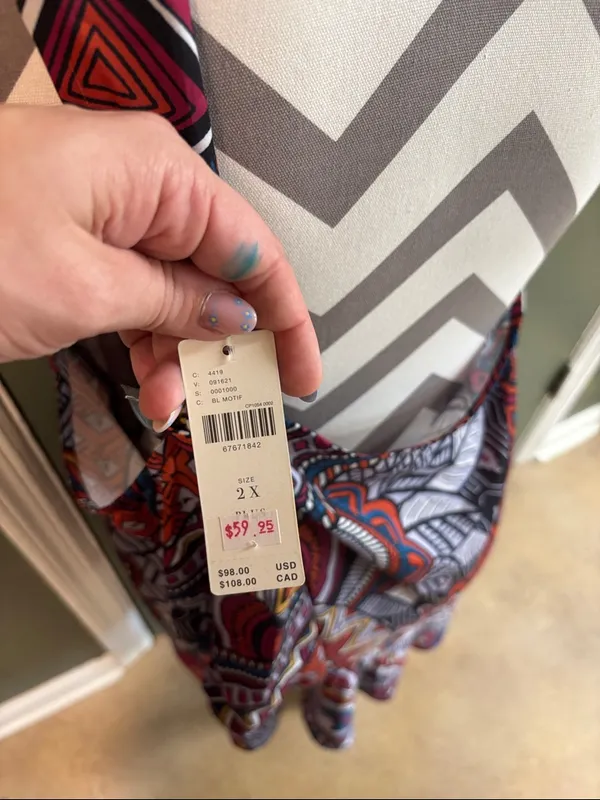 Anthropologie Multicolor Paisley One-Shoulder Dress - Image 3