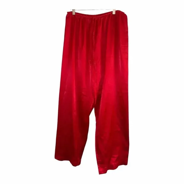 ✨Victoria's Secret Y2K Satin Pajama Red Sz Large Set✨ - Image 12