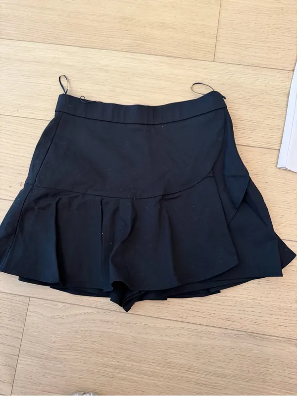 Women’s Black Ruffle Skort Zara - Image 5