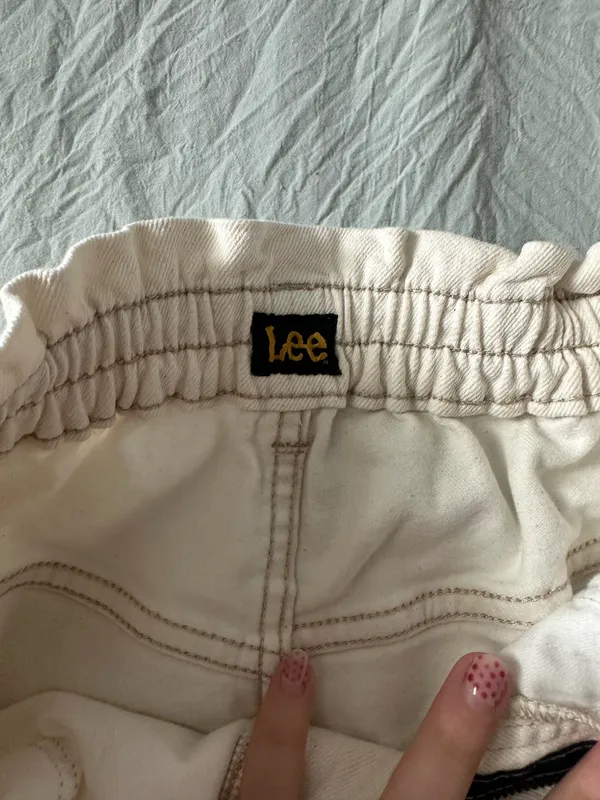 Lee Mini Jean Skirt Vintage Button Down Y2K - Image 3