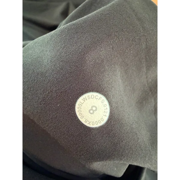 Lululemon Keep Moving Pant 7/8 High-Rise Black Luxtreme Size 8 - Image 4