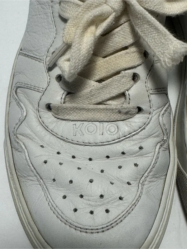 Koio Metro Low Top Court Sneakers Size 8 Leather - Image 8