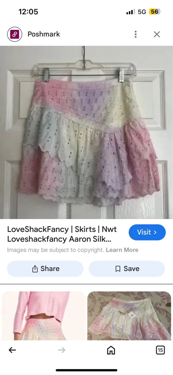 Love Shack Fancy Mini skirt - Image 2