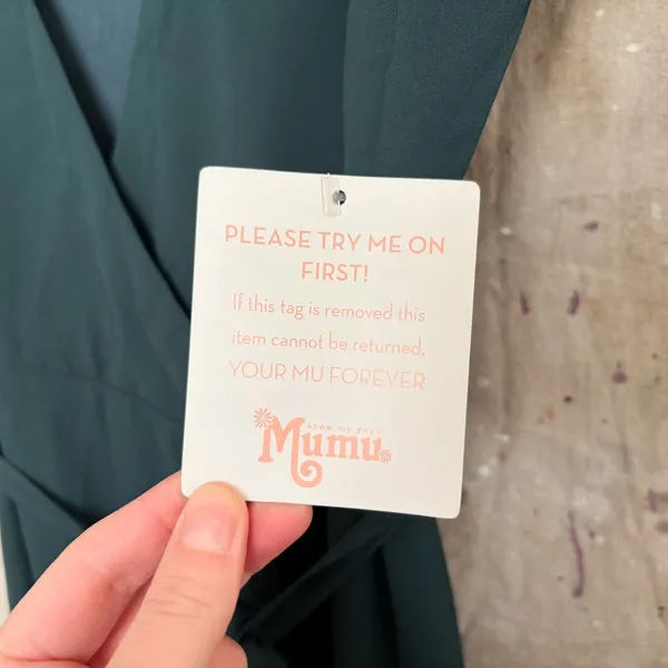 Show Me Your Mumu Noelle Deep Jade Maxi Wrap Dress - Image 4