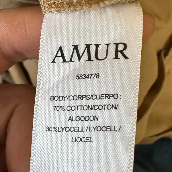 AMUR Lisette Cargo Pant Size Medium Tan Brown‎ Revolve Paper Bag Jogger Luxury - Image 5