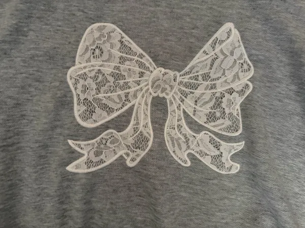 SheIn Coquette Bow Crewneck - Image 2