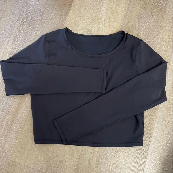 Lululemon Long Sleeve Crop Top - Image 2