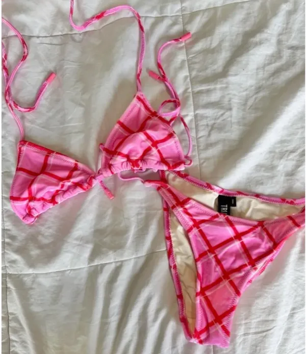 Triangl swim suit bikini set velvet - Image 2