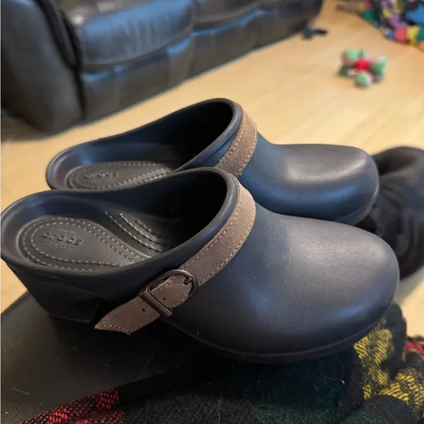 Crocs Sarah Clog Mule Dual Comfort Espresso 203631 Womens Size 7 - Image 2