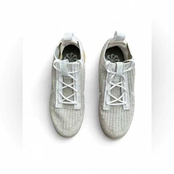 Nike Air Vapormax 2021 Flyknit Phantom-Metallic Sneakers - Image 2
