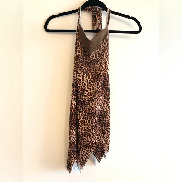 Karnival Costume Leopard Print Cavewoman Bam Bam Costume Size M - Image 3