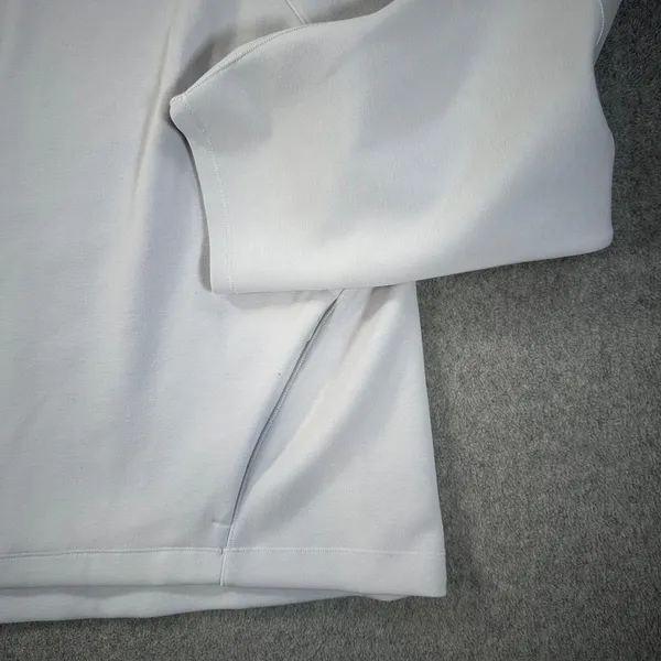 Lululemon AirWrap Modal Crew Sweatshirt Alpine White 16 Boxy Cropped Pullover - Image 2