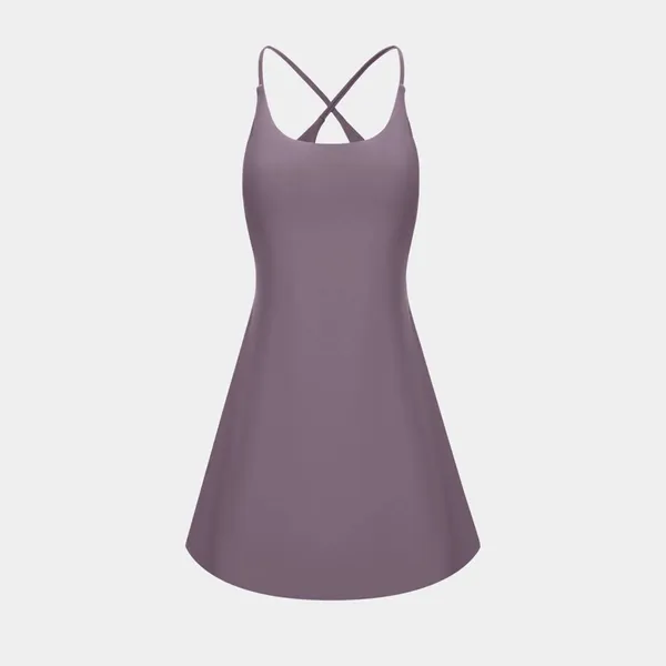 Halara Softlyzero Size Extra Small XS Backless Active Dress - Image 13