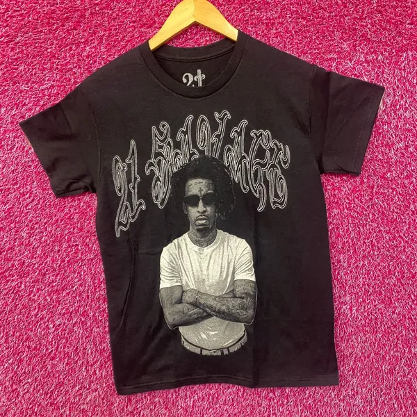 21 Savage American Dream Album T-Shirt medium - Image 3