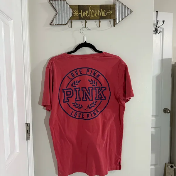 PINK by Victorias Secret Graphic Women’s T-Shirt Size Medium - Image 4