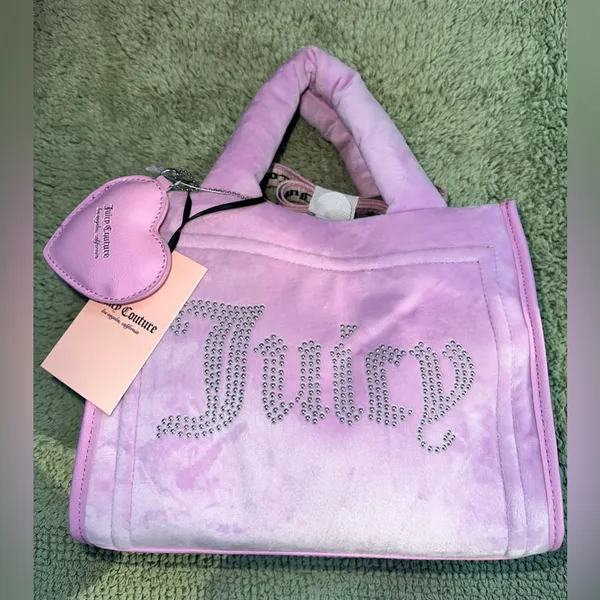 NWT Juicy Couture Extra Spender Mini Tote In Fondant Pink - Image 6