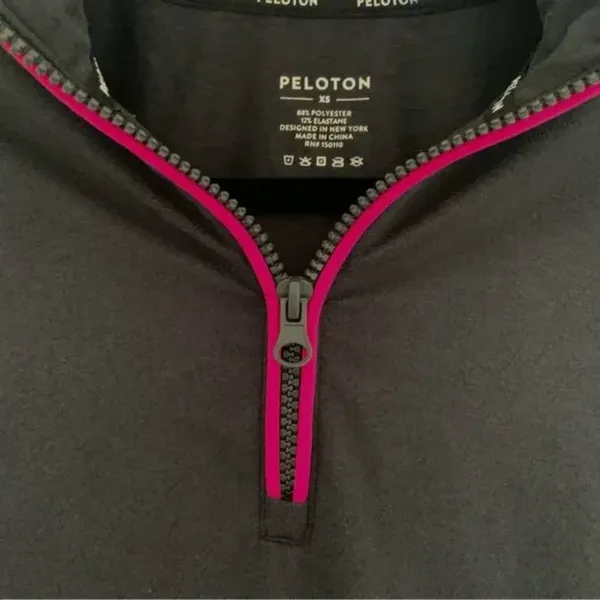 Peloton DreamBlend Half Zip Pullover Black Size XS NWT Ultra Soft Athleisure - Image 5
