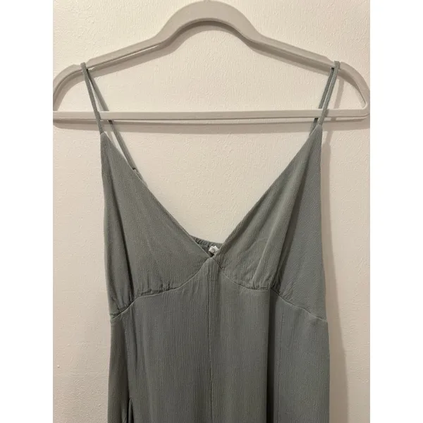 Heyson Green Boho Asymmetric Slip Dress - Image 3