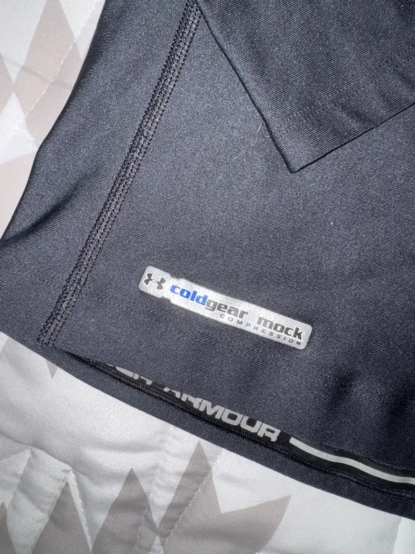 Under Armour Cold Gear Compression Mock Neck Shirt - Image 4
