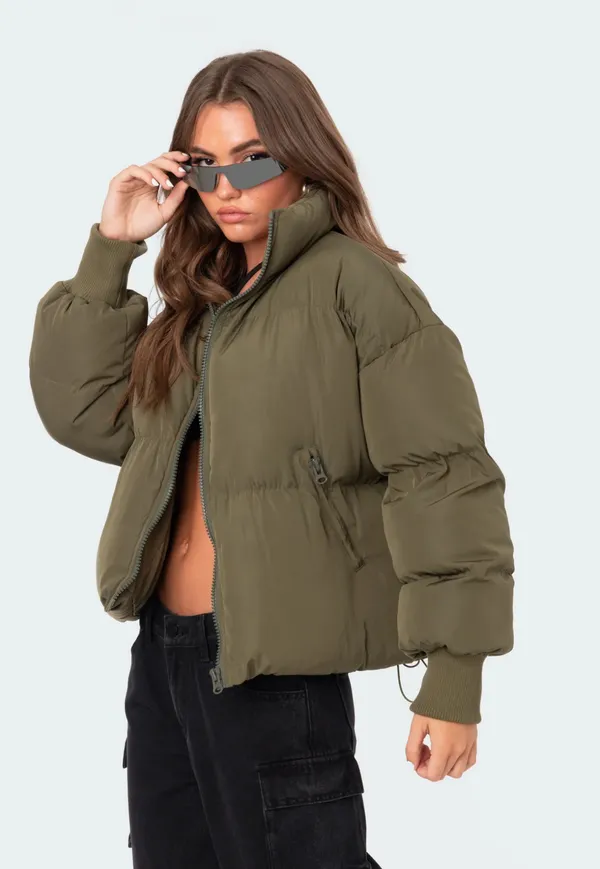 Edikted Puffer Oversized Puffer Jacket  - Image 3
