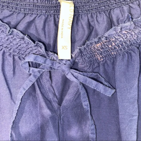 Old Navy Eyelet Blue Dress Women’s XS - Image 8