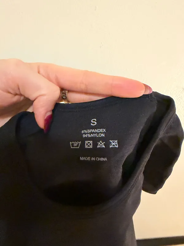 NVGTN Black Vortex Seamless Bra Top - Image 5