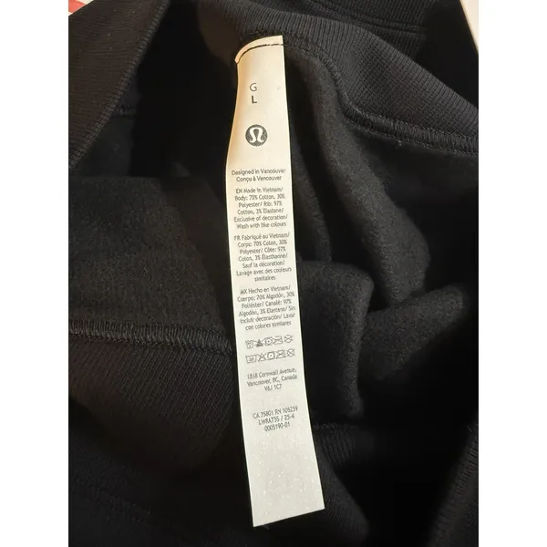 NWT Lululemon Scuba High-Rise Mini‎ Skirt Black Size Large - Image 4