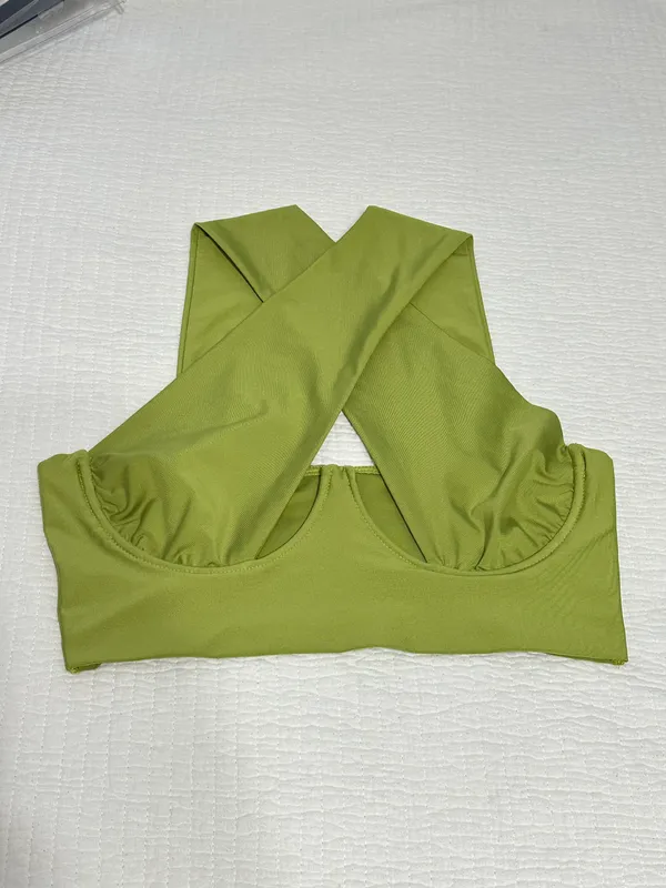 Crop Top Green Size M - Image 2
