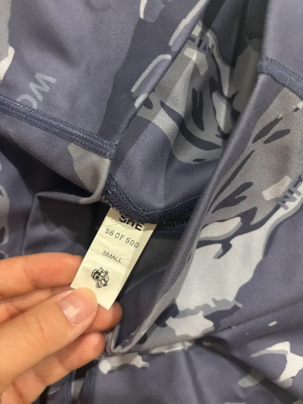 Darc Sport Purple Camo Gym Shorts - Image 3